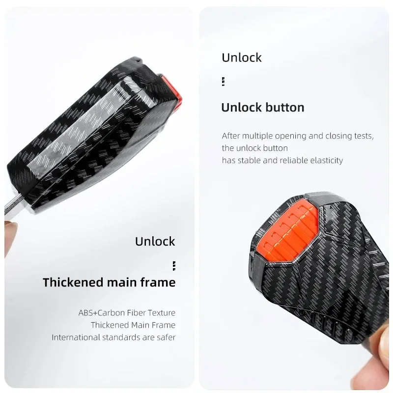 KEBIDU Prolunga per clip per cintura di sicurezza per auto Estensione per cintura di sicurezza automatica Inserto spesso Prolunga per presa Fibbia di sicurezza Spina per fibbia per cintura di sicurezza - immagine 5