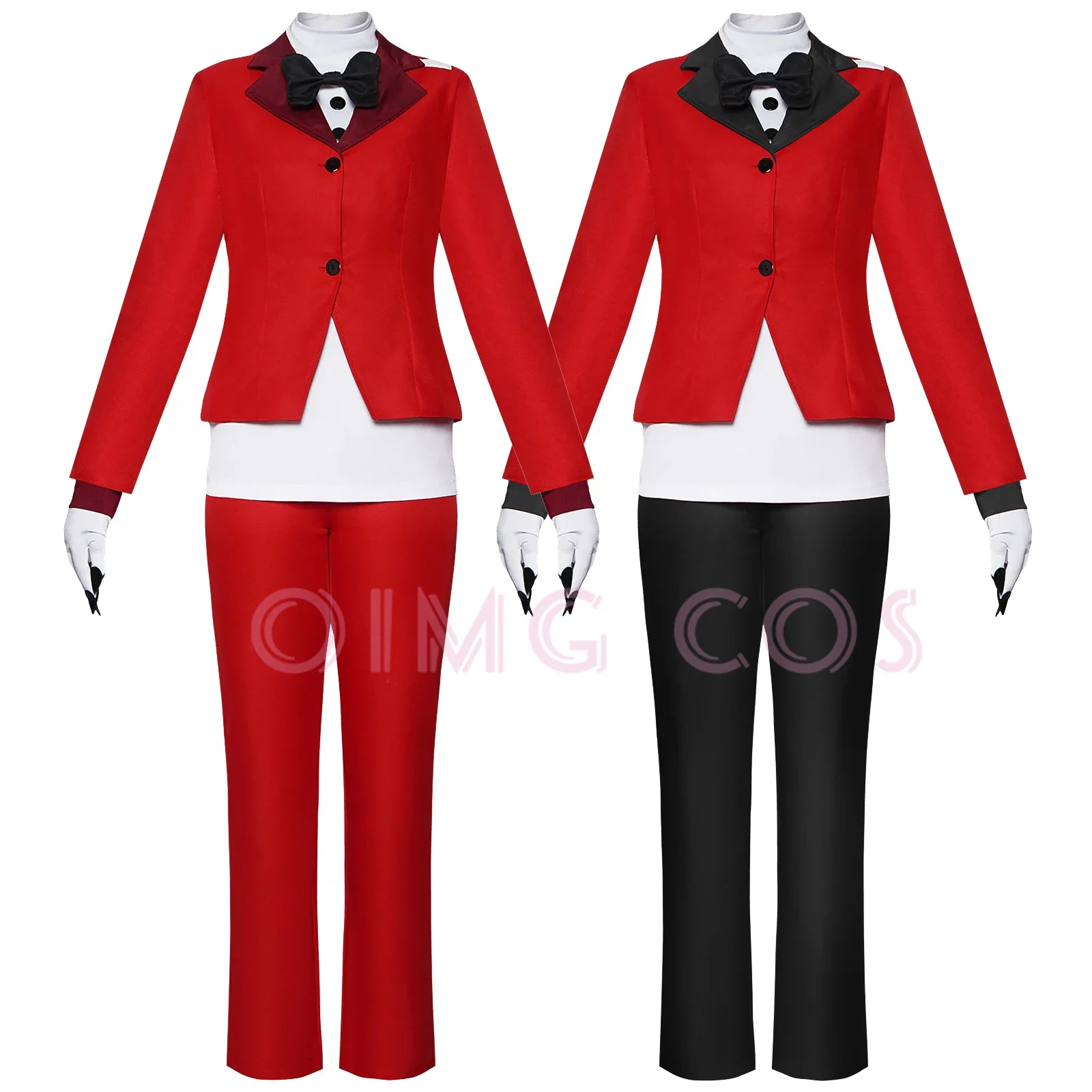 

Charlie Morningstar Hotel Cosplay Uniform Costume Men's Suit Role Playing for Halloween Party