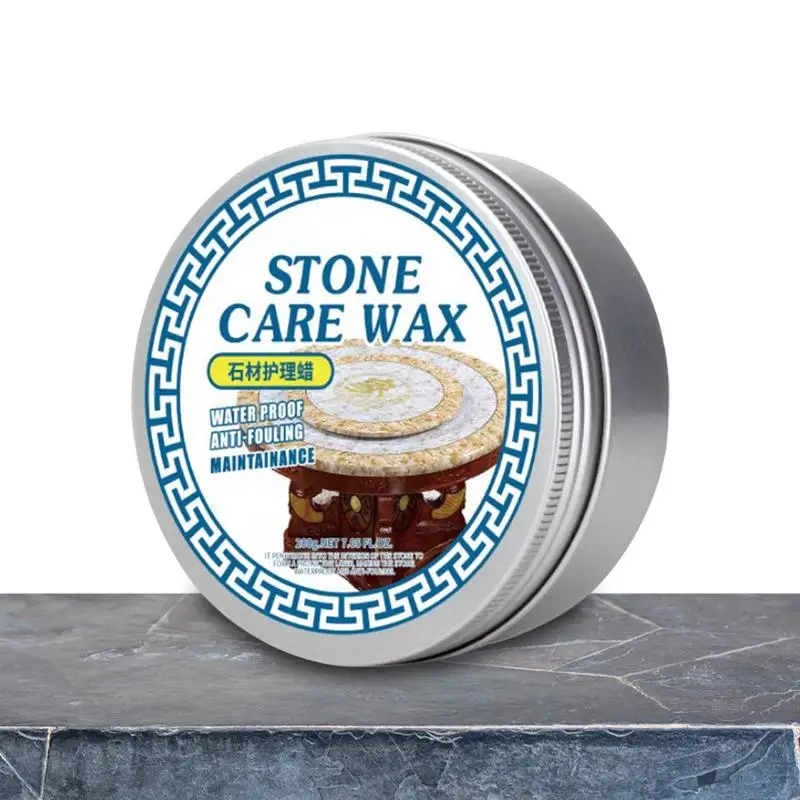 Stone Polishing Wax 200g Stone Polish For Stone Care Stone Restoration Wax Suits For Marble Furniture Ceramic Tiles Stone Floor multiekt 5v1 tabl 200g 1 kg b