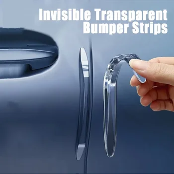 4Pcs Auto Car Door Edge Protection Guards Buffer Trim Molding Protection Strip Scratch Protector Car Door Crash Bar for Audi BMW 1