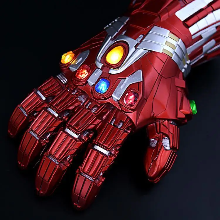 Gant Thanos Iron Man, Hulk, lumière LED, pierre infinie, gants d'armes de  super-héros, Captain America, Thor, cadeau pour enfant, 1:1 - AliExpress