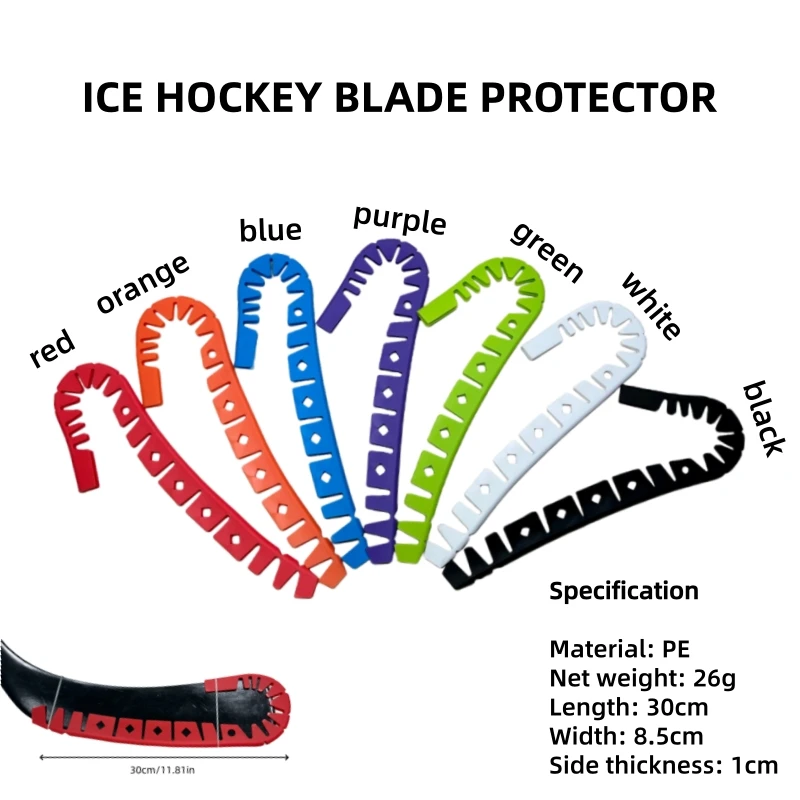 Universal Ice Hockey Stick Blade Protector 1PC Training Anti Scratch Protective Guard For Ice Hockey Practice Training Accessory