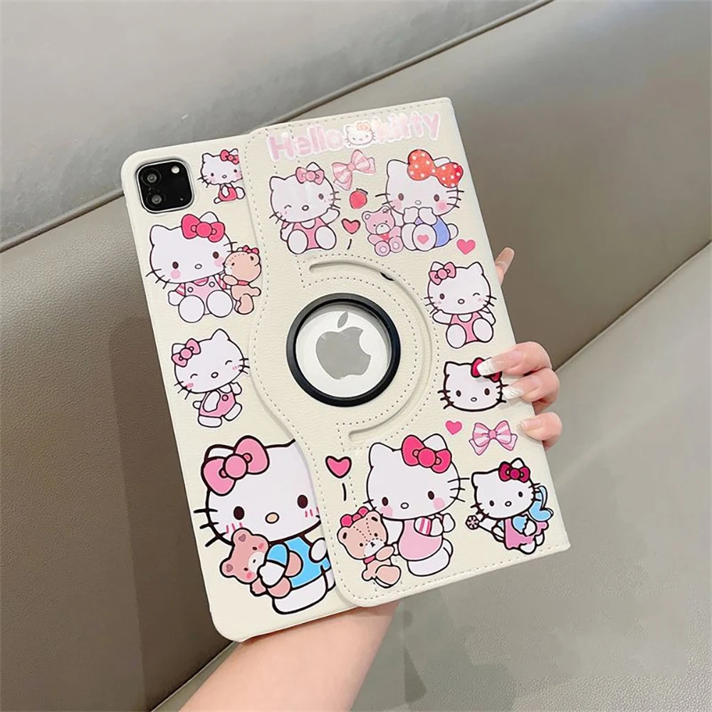 

Защитный чехол Kawaii для планшетов Ipad Pro 2022/2021 мультфильм Air5/4/3 Mini6 ударопрочный подарок