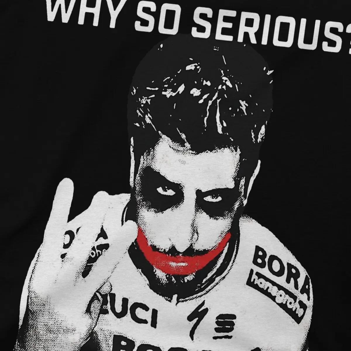 Joker T-Shirt for Men Peter Sagan Driver Novelty 100% Cotton