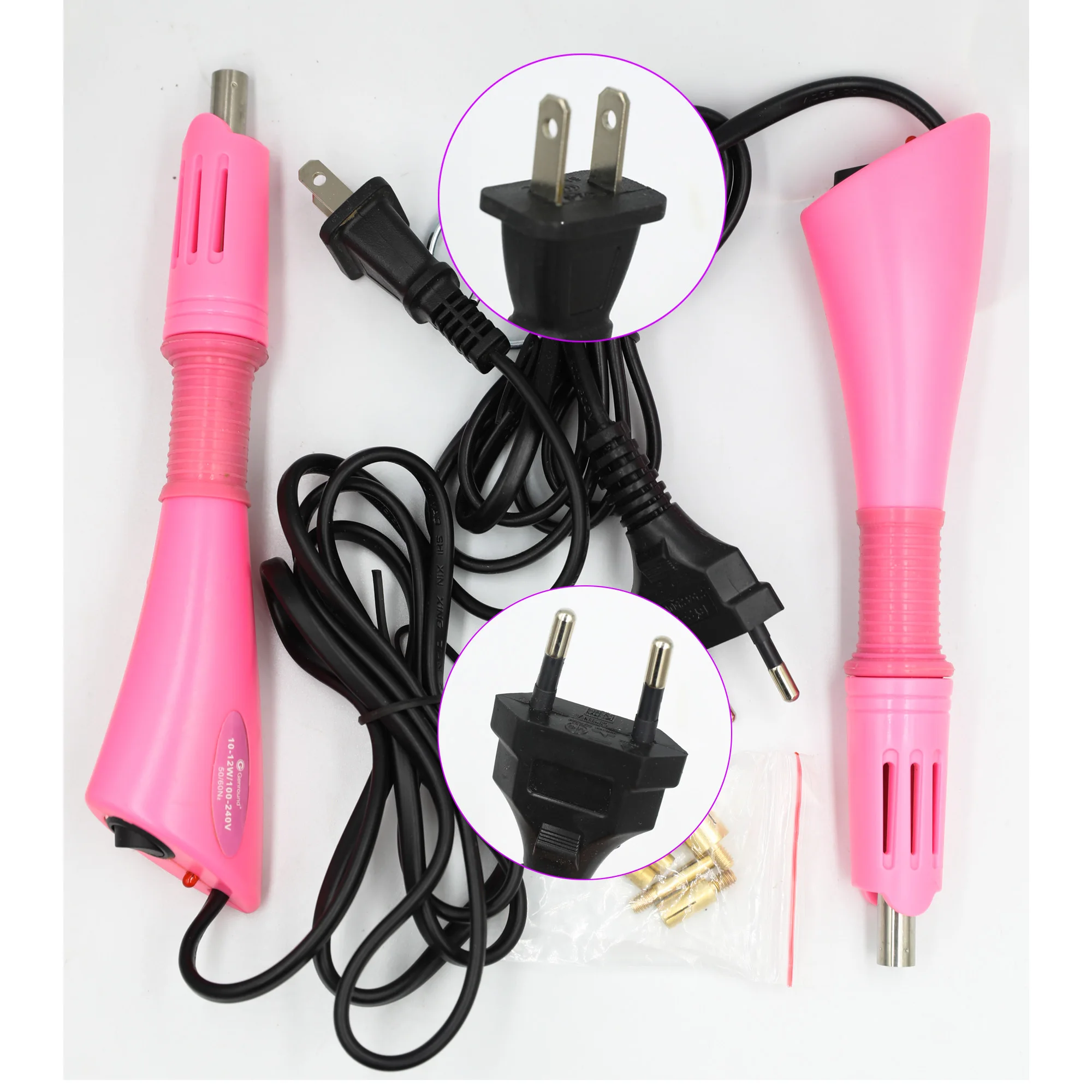 Hotfix Rhinestones Applicator Fast Heated Iron-on Wand Heat-fix Tool Gun Mixed Size