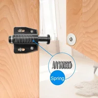 10 ชิ้น Strong Magnetic Pressure Push To Open Touch Latch ประตูตู้ Rebound Single Touch แม่เหล็กสําหรับอุปกรณ์ฮาร์ดแวร์ภายในบ้าน 2