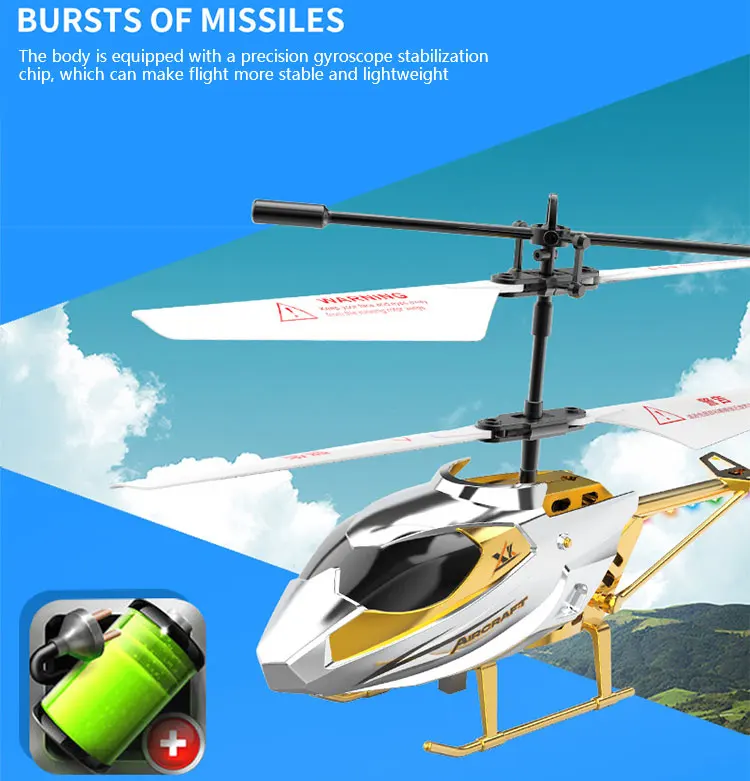 ArgentéDrone avec LED, hélicoptère intérieur et extérieur