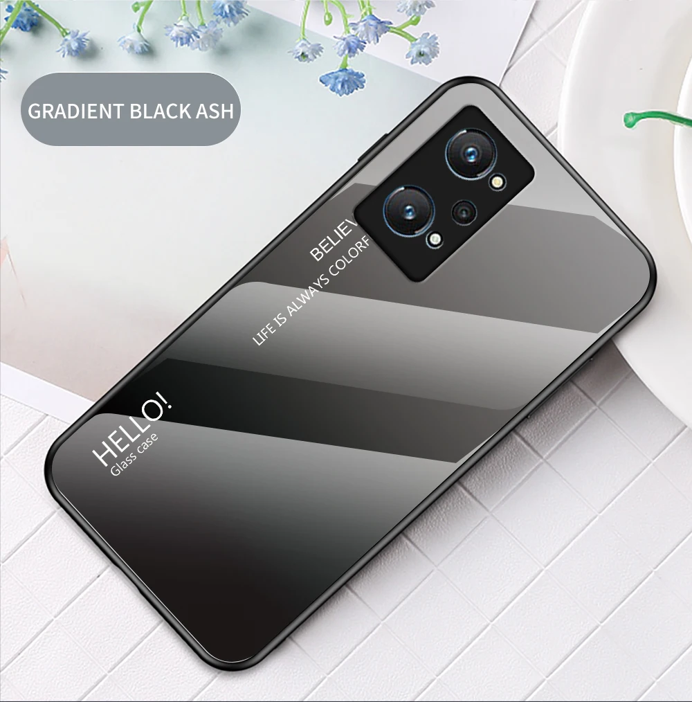 Husă din sticlă pentru Realme GT Master DECLAREYAO Husă subțire din sticlă dură securizată pentru OPPO Realme GT 2 Neo 3 2T Husă bliț din silicon_voghion.com