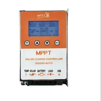 10A20A photovoltaic MPPT solar controller with backlight display 12V11.1V solar charging controller