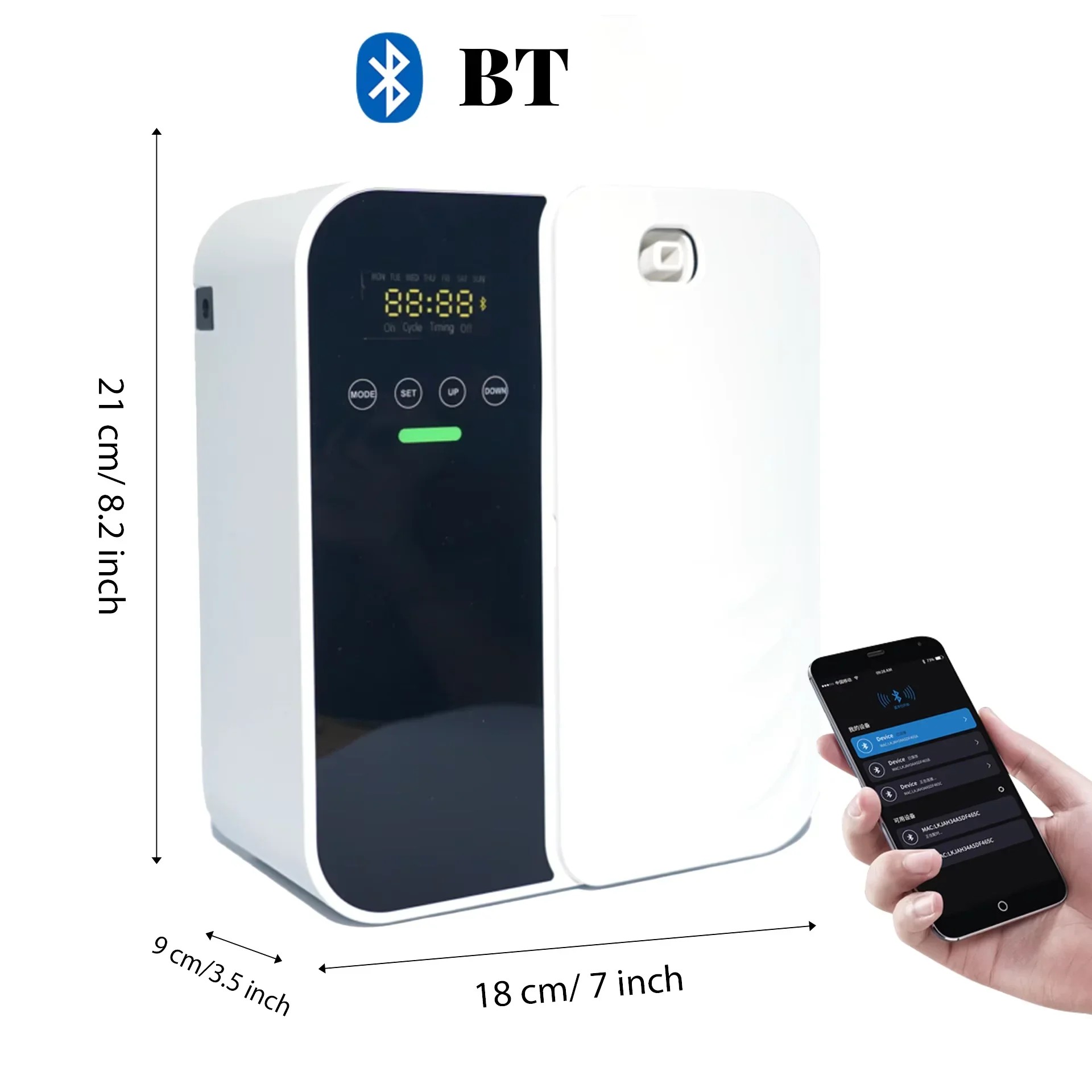 1000m3 رائحة الناشر آلة الحائط العطر الناشر بلوتوث...