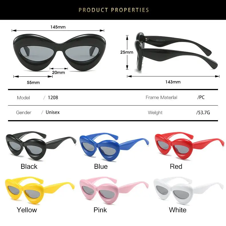 Ins Hot Cat Eye Y2K  ۶,    ۶,  ̵, UV400