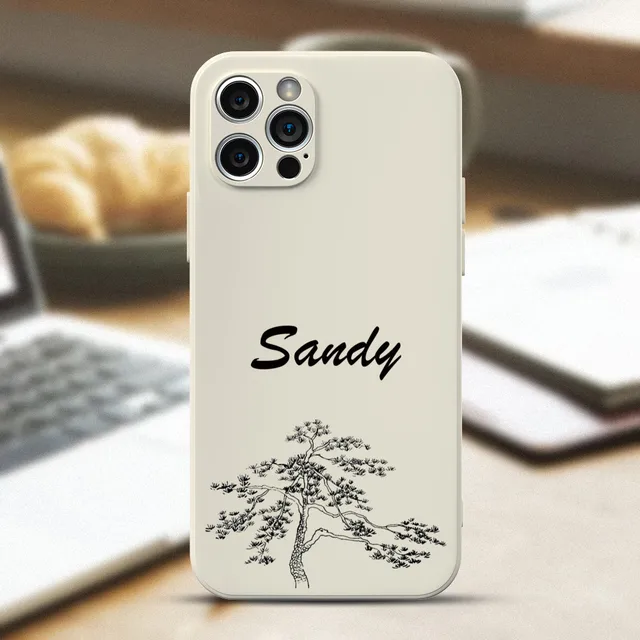 Custom Ancient Tree Silicone Case for iPhone 22