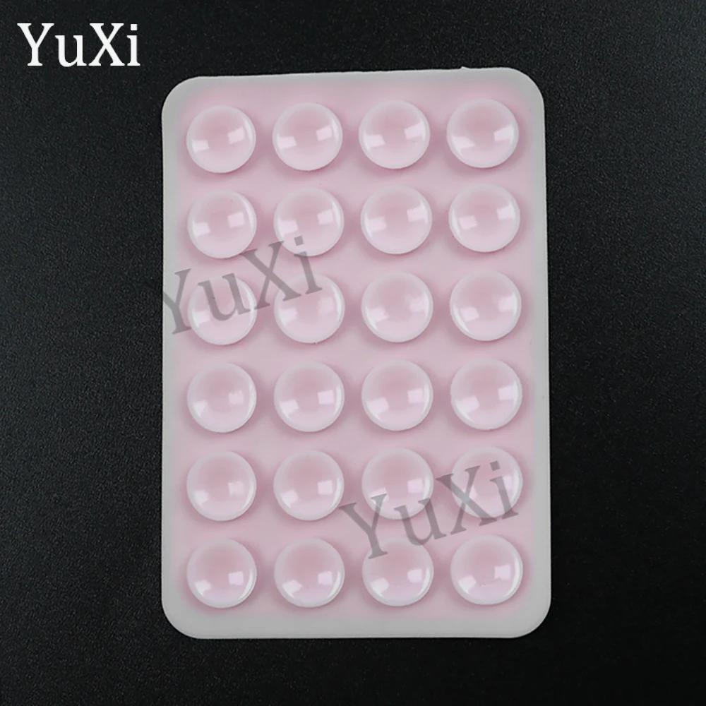 Suction Cup Silicone Phone Stand - Anti-Slip Rubber Pad Pack