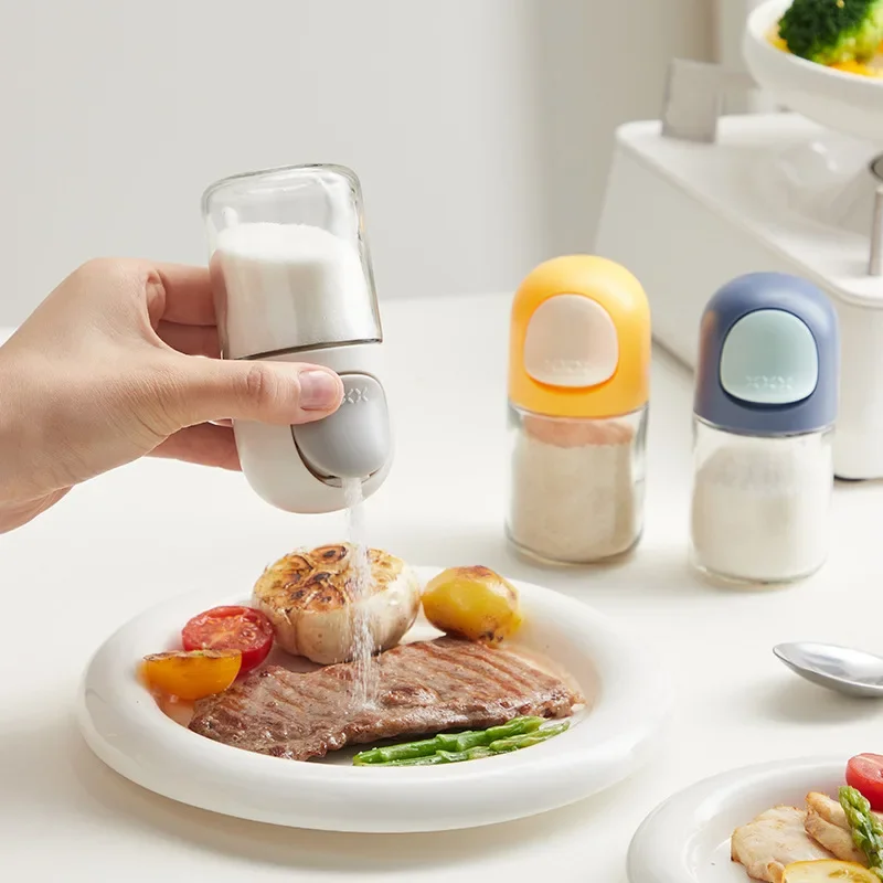 Salt Dispenser 0.5G Metering Sugar Shaker Jar Spice Organizer Salt Tank Sugar Bottle Kitchen Organizer and Storage Container
