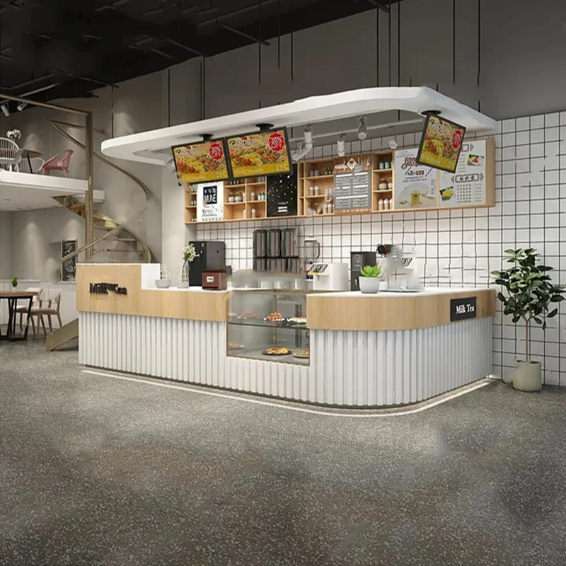 Modern Luxury Reception Desk Bar Counter Front Desk Checkout Cafe Pulpitos Churches Glass Pulpito Party Recepcion Wave