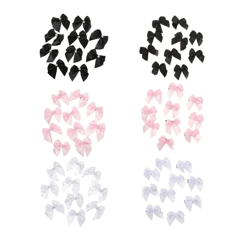 

10Pcs Hair Bows Alligators Clips Hair Barrettes Accessories for Baby Girls Kids Toddlers Teens Bowknot Hair Clip