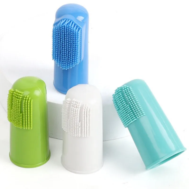 Grooming Brush Oral Care Pet Silicone Pet Teeth - PeticaDeals