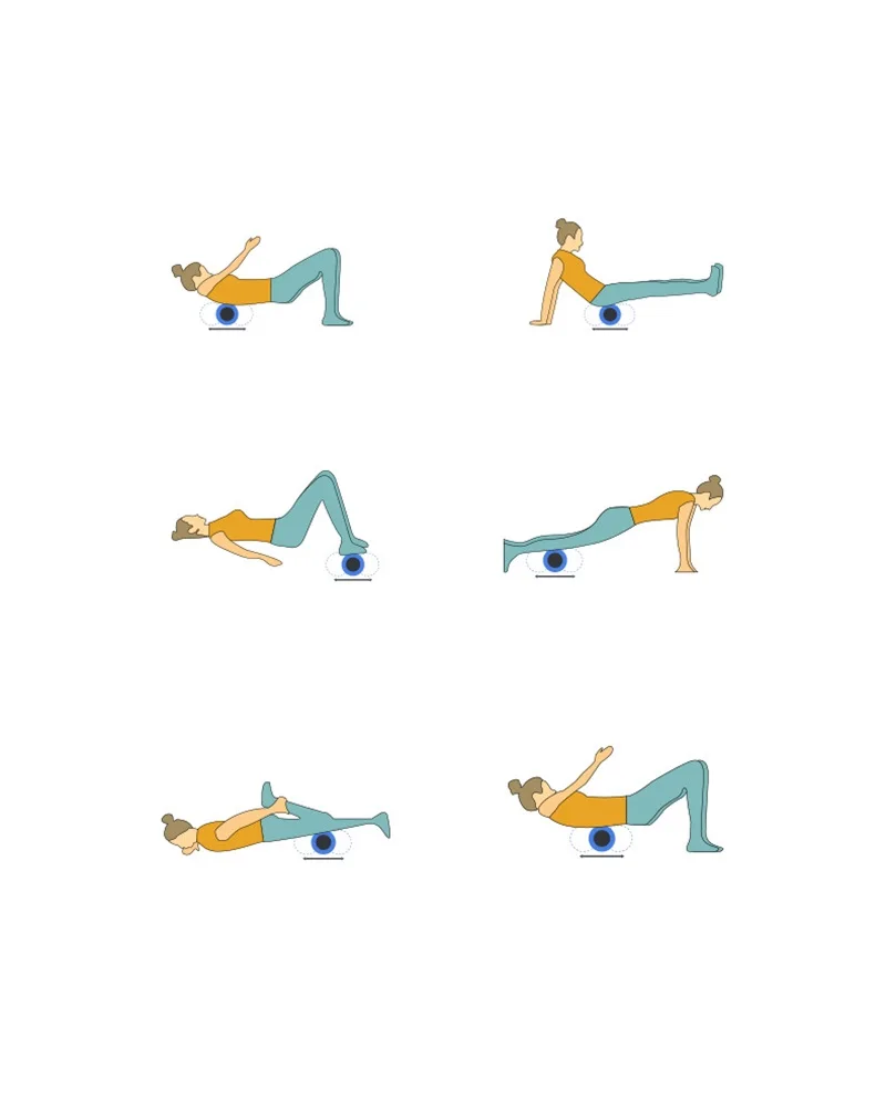 Massage Roller For Back, Yoga, Mfr Rolle