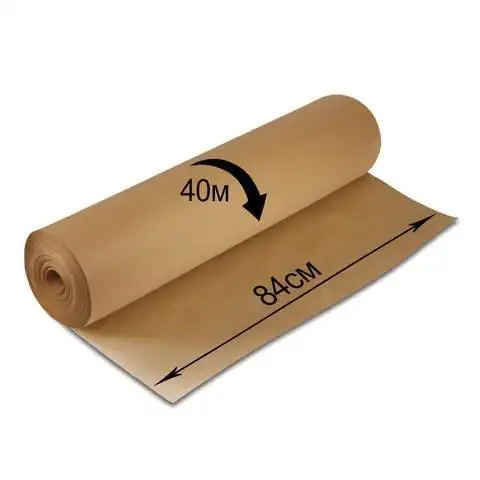 Крафт-бумага в рулоне 840 мм x 40 м плотность 78 г/м2 Марка А (Коммунар) BRAUBERG 440146 (арт.