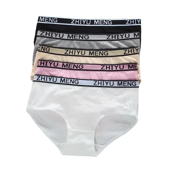 4 pezzi mutandine per bambini 8-16 anni intimo in cotone per adolescenti Sport pubertà slip per studenti di grandi dimensioni lettera per bambini Underpant