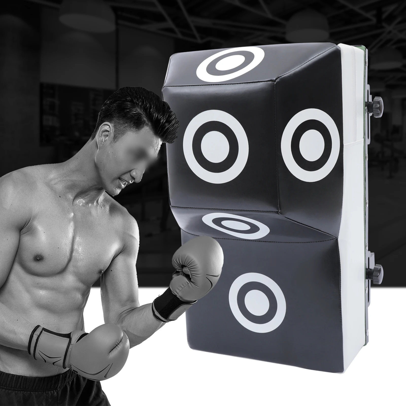 Adjustable Sports Training Wall Punching Pad MMA GYM Training Boxing Target Bag 160cm boxing punching bag kid inflatable punching sandbag mma training taekwondo kickboxing tumbler bag home fitnes equipment