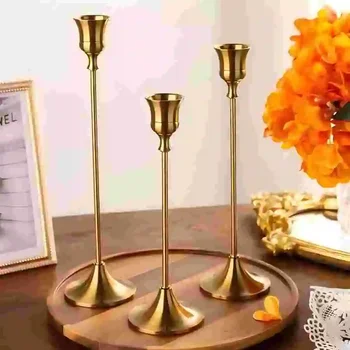 3-Piece Vintage Candle Holders 1