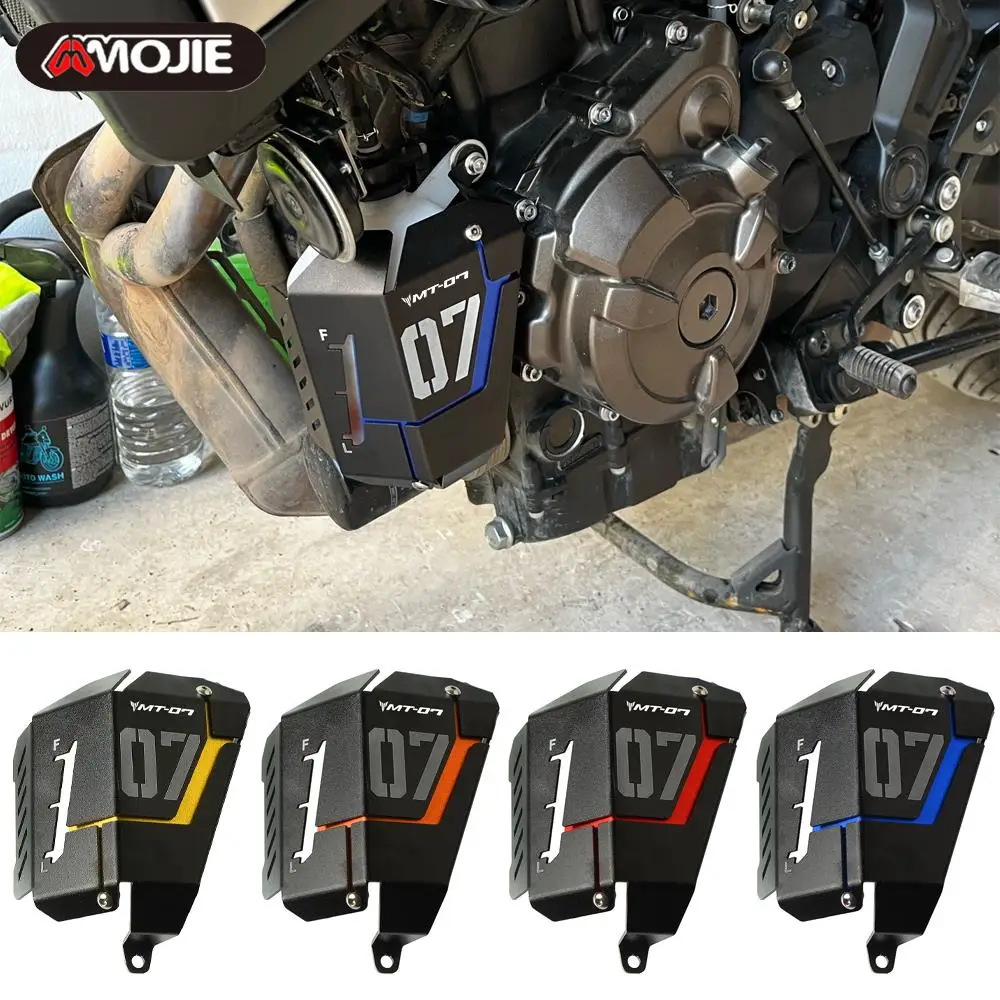 

Radiator Guard Coolant Recovery Tank Shielding Cover For Yamaha MT-07 MT07 FZ07 2014 2015 2016 2018 2019 2020 2021 2022 2023