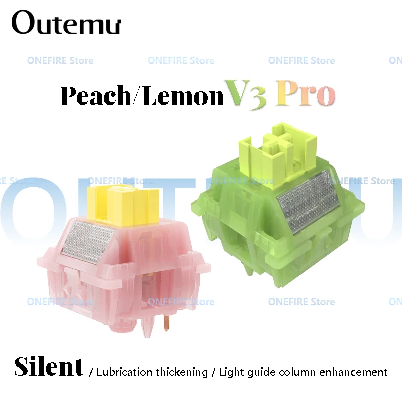 Outemu Silent Peach V3 Pro Lemon V3 Pro 스위치 리니어 택..