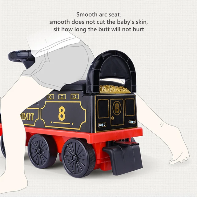 Train électrique pour enfants, jouet d'équitation, modèle classique, peut  transporter le Train, voiture, poussette, cadeaux pour enfants - AliExpress