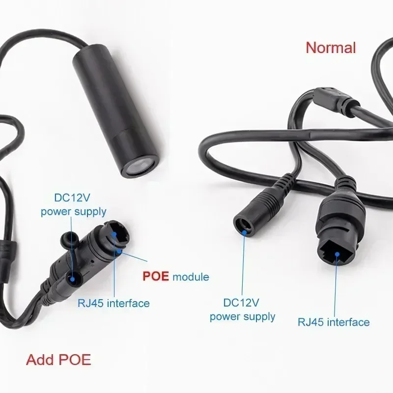 풀 HD POE 미니 카메라 펜 타입 3.6mm 비디오 감시 캠, P2P 비디오 녹음기 모션 감지, Onvif IP 카메라, 5MP