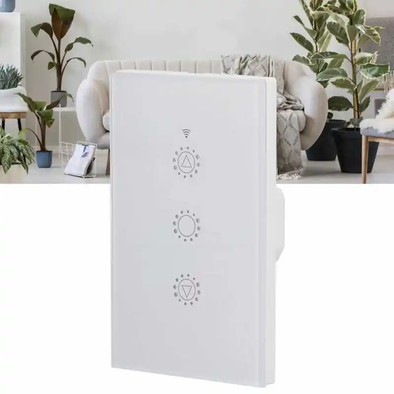 

WiFi Smart Dimming Switch Curtain Intelligent Dimmer For Smart Life Ewelink Remote Control Timer US Standard 95‑250V