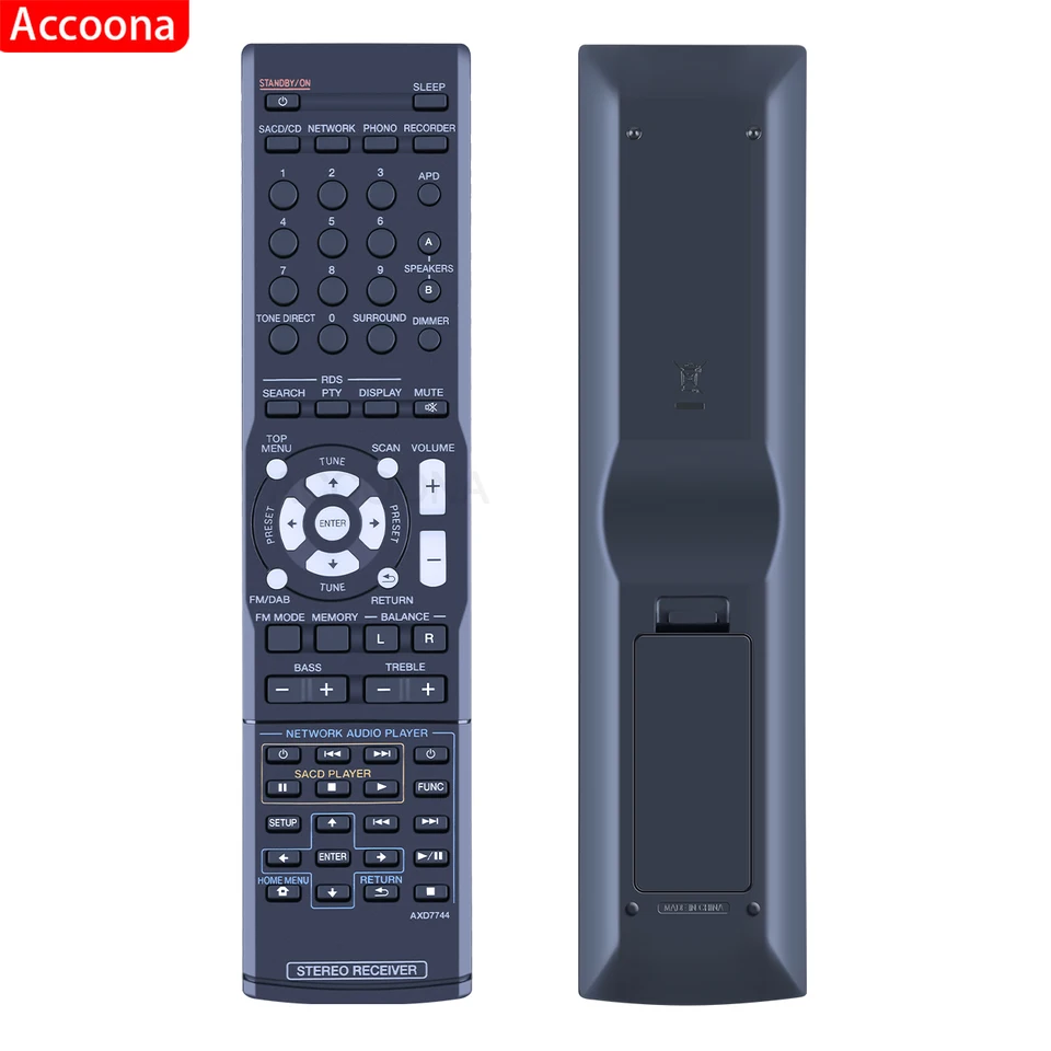 Remote Control For Pioneer AXD7744 SX-20DAB-K SX-20DAB-S SX-20-S
