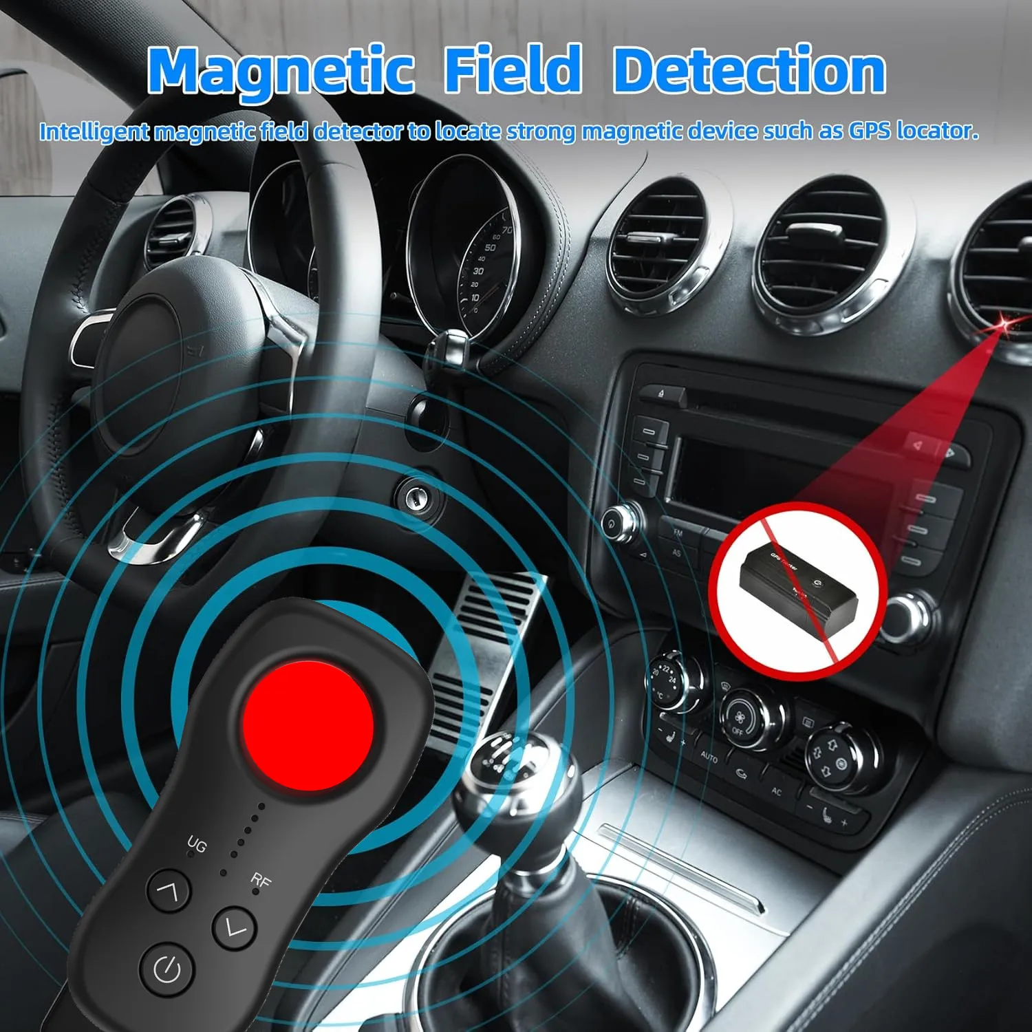 Portable Camera Detector Anti-scandid Camera Detector, Hotel Conference Room Vehicle Detector, Signal Positioning Buzzer Alarm
