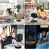 Belife X10 Portable Fan, Cordless Oscillating Fan with Remote, Foldable Telescopic Adjustable Height Fan with LED Light & Timer 6