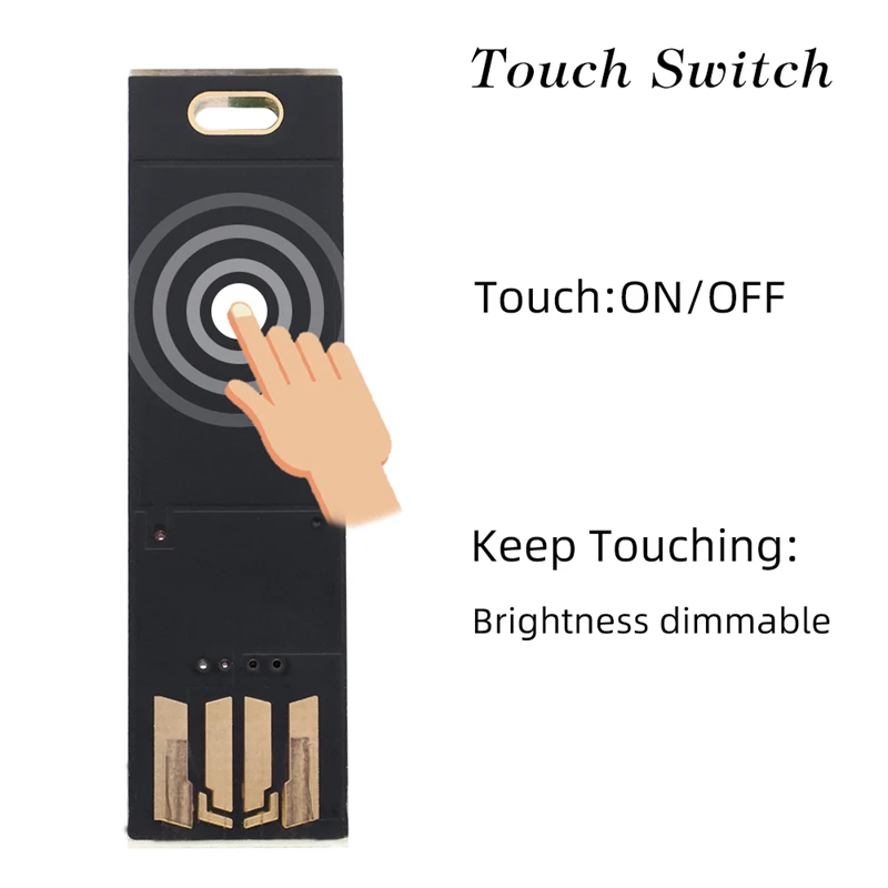 Рисунок 2 - Сенсорный светодиодный фонарь с USB-разъемом