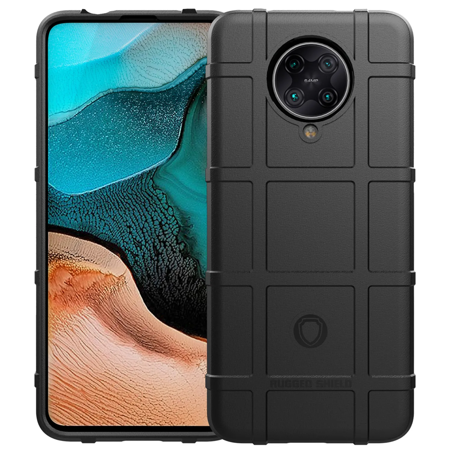 Armor Shield Soft Silicone Back Cover - Anti-Knock Matte Case