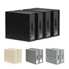 Bed Sheet Set Storage Box Fabric Label Window Zipper Folding Blanket Finishing Box Wardrobe Bedding Storage Closet Organizer 1