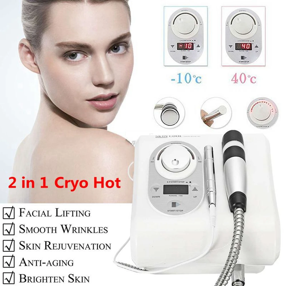 

2023 Hot Cold Hammer Skin Cool Lifting Cryotherapy Facial Equipment / Cryo Electroporation Face Beauty Products