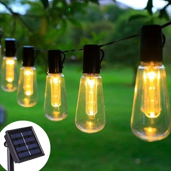 LED Solar Lampen Kette | Beleuchtung für den Garten | Solar geladen 1
