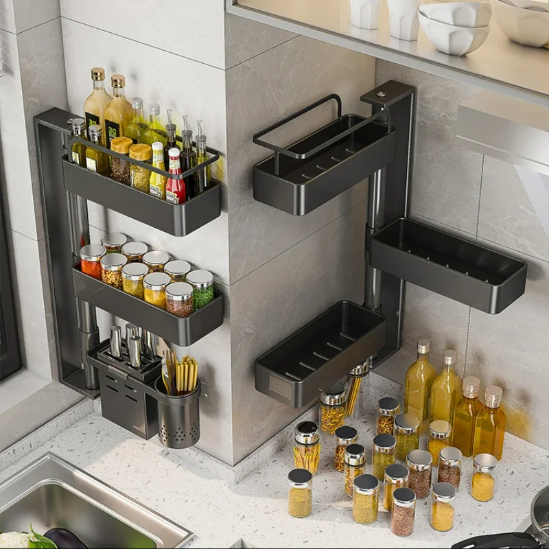 Shelf In The Bathroom Kitchen Spice Rack Wall-mounted Corner Shower Shelf Place Shampoo Cosmetics Bathroom Kitchen Hanging Shelf shelf in the bathroom kitchen spice rack wall mounted corner shower shelf place shampoo cosmetics bathroom kitchen hanging shelf