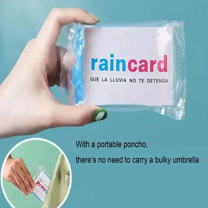 Pack of Disposable Rain Ponchos for Women - Mini Portable Waterproof Jackets for Travel and School Supplies