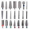 Ceramic Tungsten Carbide Nail Drill Bit Rotate Burr Milling Nail Cutter Bits Electric Drill Machine For Manicure Pedicure Tools 4