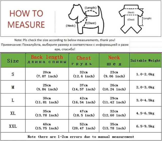 Thicken Warm Dog Jumpsuit Winter Pet Dogs Clothes for Chihuahua Coat Waterproof Hoodie Puppy Overalls Poodle Jacket Pet Apparel 6