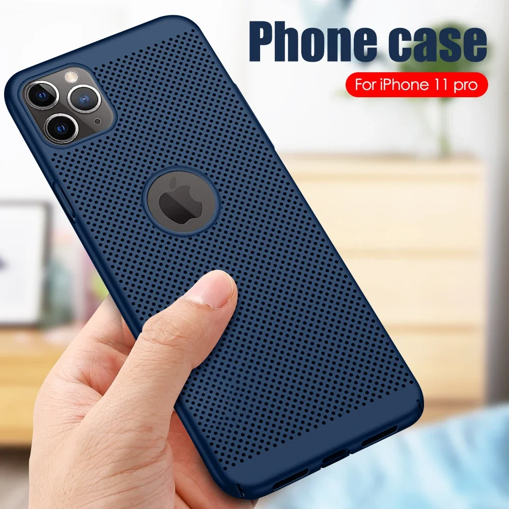 Luxury Heat Dissipation Breathable Wireless Charging Phone Case Cover