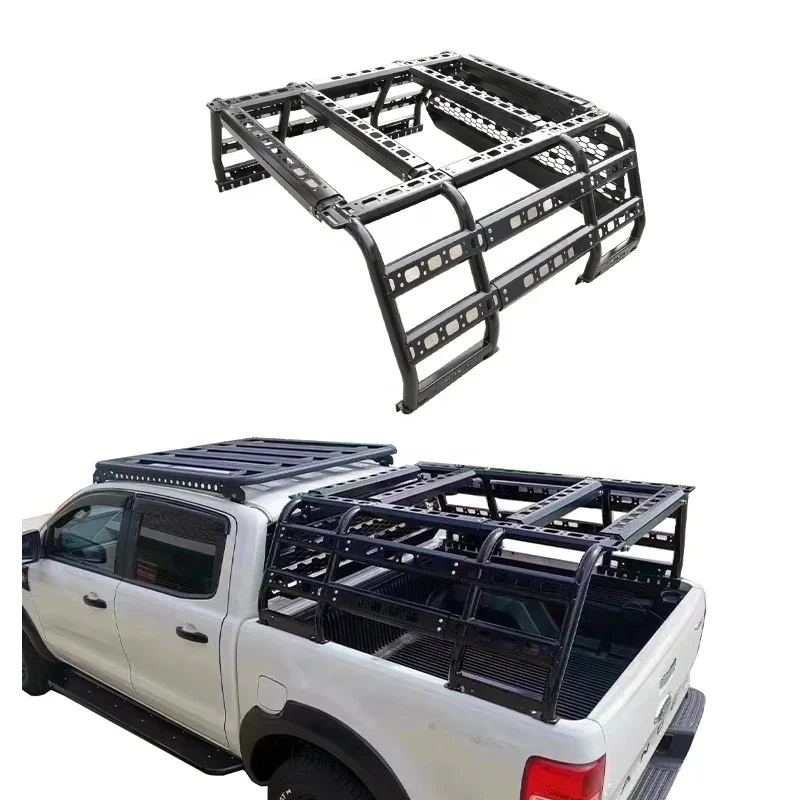 Accessori Esterni Auto Roll Bar Regolabile Per Pickup Ranger Np300 Hilux Vigo Revo Dmax Tacoma Triton Amarok Dodge Ram