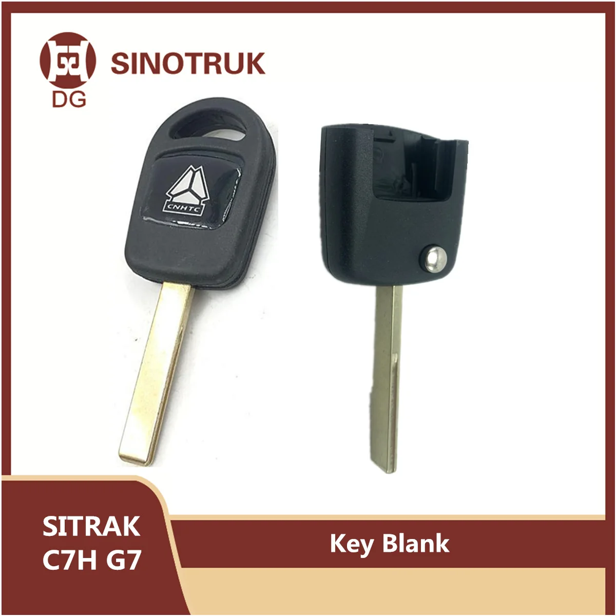 Key Blank For SIONTRUK SITRAK C7H G7 440 540 Embryo Remote Mechanical Key 440 540 Tractor Dump Truck