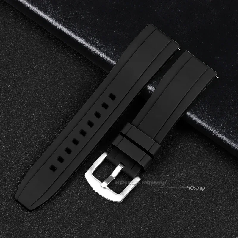 Enhanced Silicone Quick Release Sport Watch Strap - Soft Rubber Band in Vibrant Colors