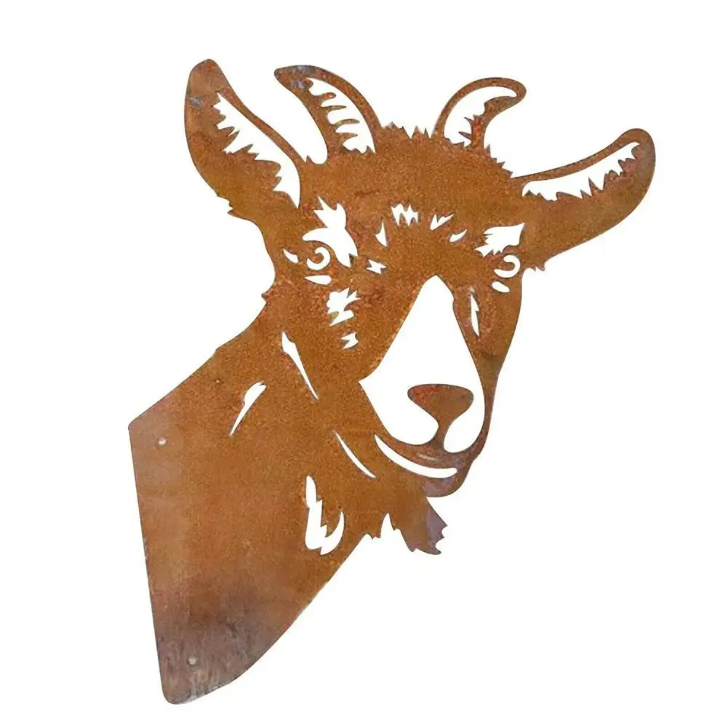 Metal Peeping Cow Outdoor Garden Ornaments Art Farm Yard Wall Tree Pendant Cattle sheep Decoration Garden Statues Sculptures