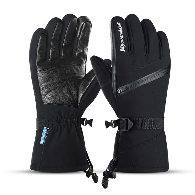 Winter Outdoor Snowy Cycling Skiing Sports Mountaineering Warm Windproof Waterproof Durable Waterproof Ski Thick Gloves 2
