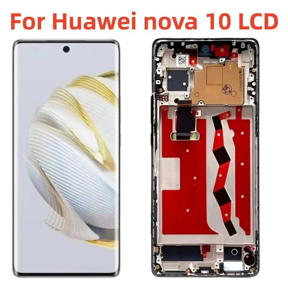 

Оригинальный OLED 6,67 "для Huawei nova 10, ЖК-дисплей, сенсорный экран, дигитайзер в сборе для замены ЖК-экрана Nova10